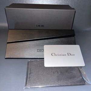 Dior Sunglass Case with Hard Box Cloth and Authenticity Card
